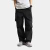 Li Ning CF Suo Solid Color Mid Waist Comfortable Breathable Versatile Water Resistant Straight Casual Pants Men Bottoms Black AYKV203-4