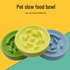 Universal Anti-Tip Slow Feeder Bowl for Cats and Dogs