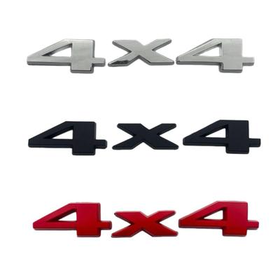3D Metal 4X4 Car Emblem for Grand Cherokee, Wrangler, Compass - Off-Road Four-Wheel Drive Badge