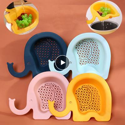 Κουζίνα Υπολείμματα Νεροχύτη Ελέφαντας Καλάθι Στραγγίσματος Νεροχύτη Φίλτρο Σούπας Υπολειμμάτων Ράφι Πολυλειτουργικό Κρεμαστό Ράφι Στραγγίσματος Σουρωτήρι Νεροχύτη