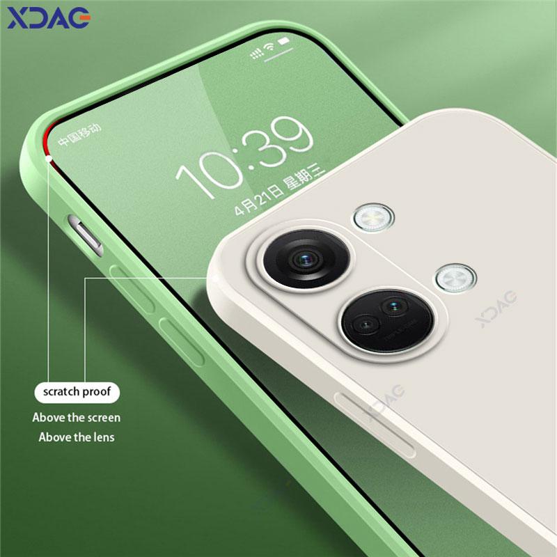 For OnePlus Nord 3 5G Full Protective Square Liquid Silicone Phone Case Back Cover One Plus Nord3 Luxury Soft Double Liner Shell