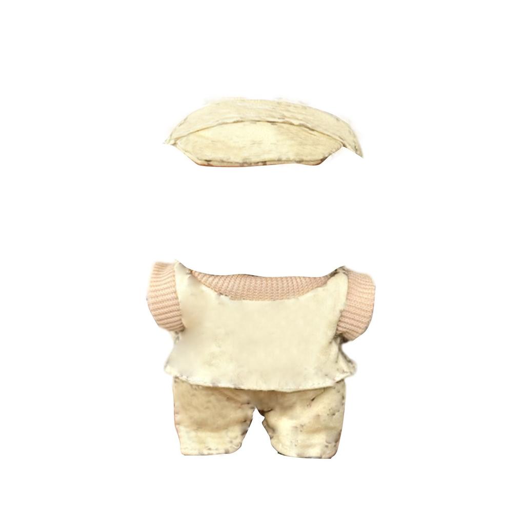 First And Second Generation Baby Clothes 17cm Doll Sitting Party Clothes Accessories Overalls