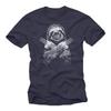 Sommer Makaya Lustiges Tier-T-Shirt für Herren Cooles Faultier-Geschenk Schwarzes Herren-T-Shirt mit Rundhalsausschnitt und kurzen Ärmeln