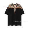 Summer Men's and Women's Same Fashion Trend T-shirt Personalized Trend Wing Printing Comfortable and Simple