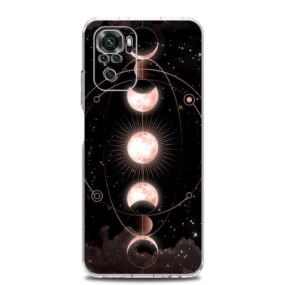 Phone Case For Xiaomi Redmi Note 14 13 12 4G 9S 9 10 11 Pro Plus 5G 14C 13C 12C 10C 9A TPU Cover Starlit sky planet space art