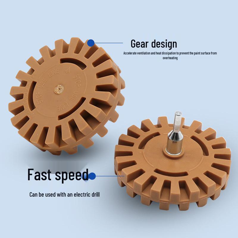 4-Inch Pneumatic Glue and Rubber Removal Wheel for Car Tire Polishing