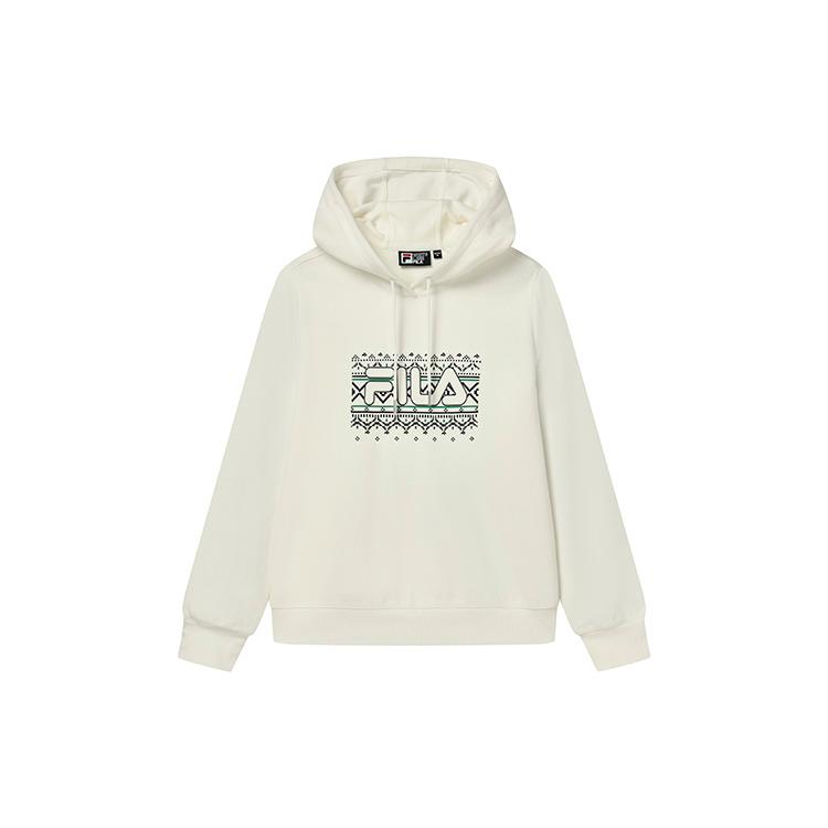 New FILA Sweatshirt Women's Cloud White F11W247201FWT