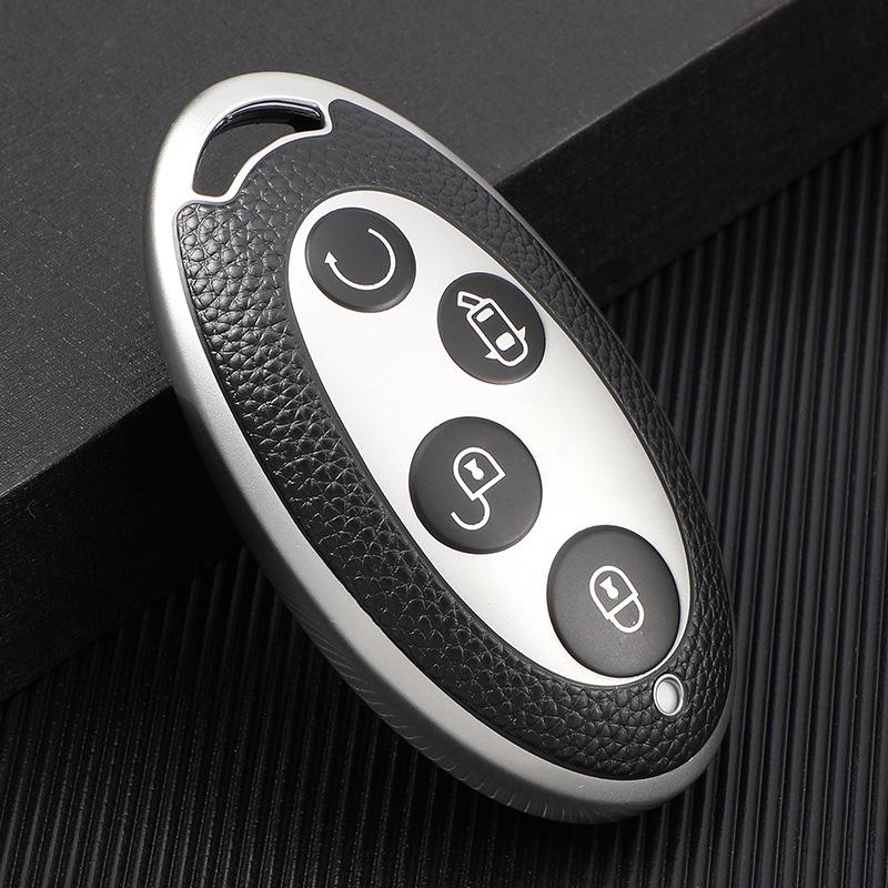 BYD Yuan Key Case for S7, Song Plus, Classic, Song Max, and Qin Pro - Full Coverage Key Shell Buckle