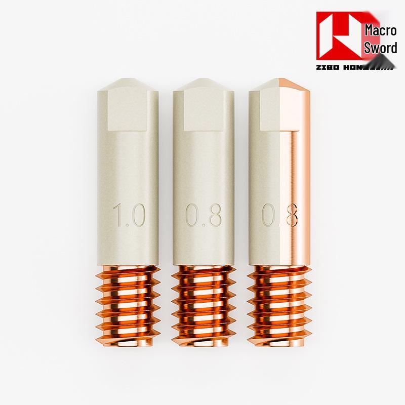 15AK Euro Style Copper-Plated Contact Tip for Gas/No-Gas MIG Welders