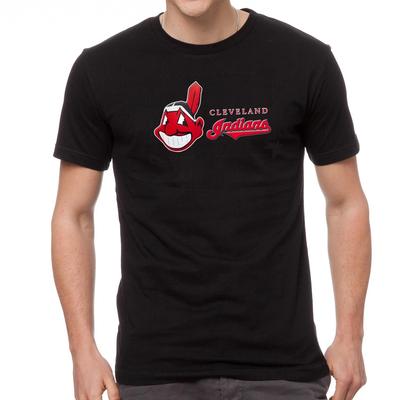 Cleveland Indians Logo SCHWARZES T-Shirt - 592-