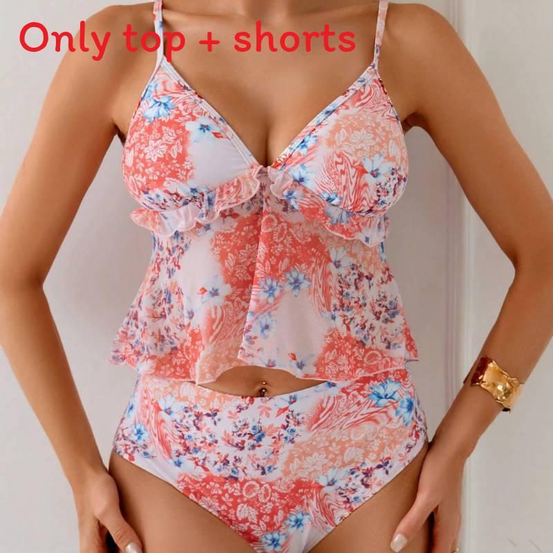 Fashionable Ladies Bikini Swimsuit With Polyester Fabric For Beach Water Sports