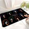 K_Kiss Band Hallway Carpet Washable Non-Slip Living Room Sofa Chairs Area Mat Kitchen Doormat Area Rug