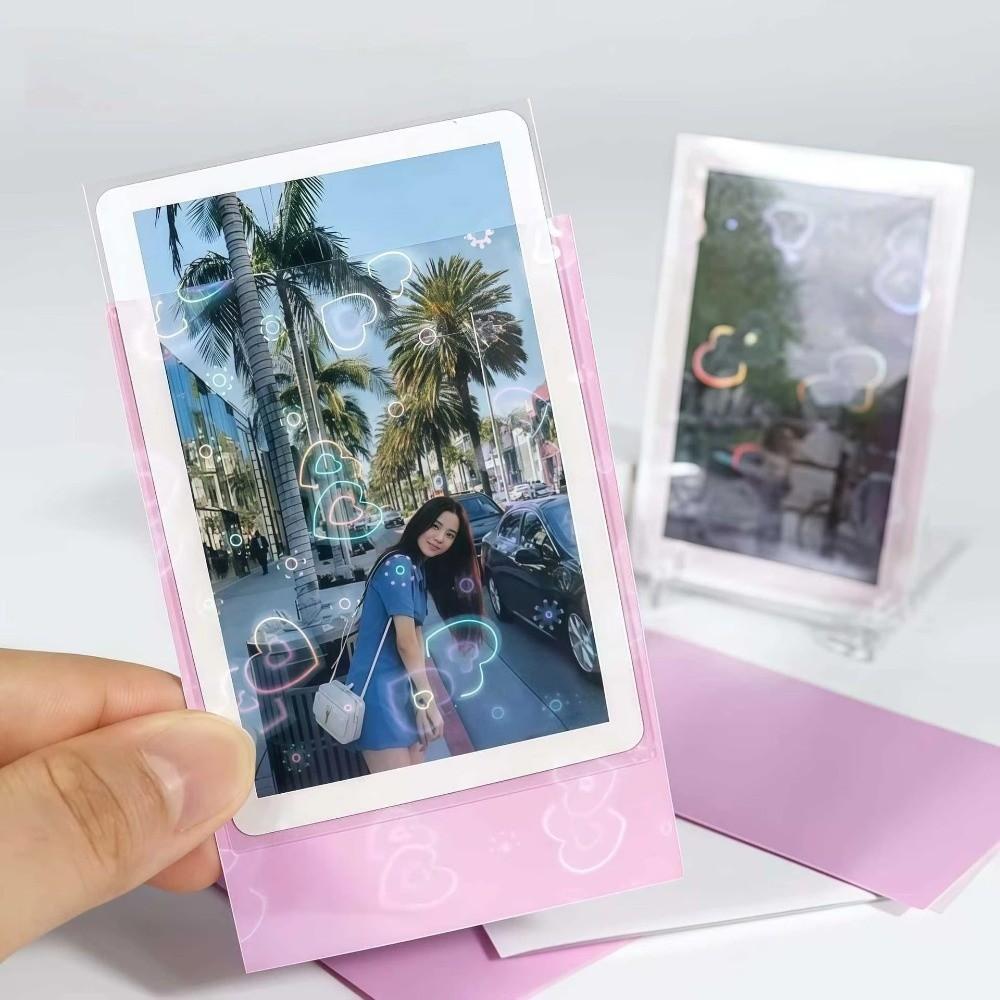 50PCS Macaron Transparent Sports Cards Protector 61x91mm Card Film  For Idol Photo