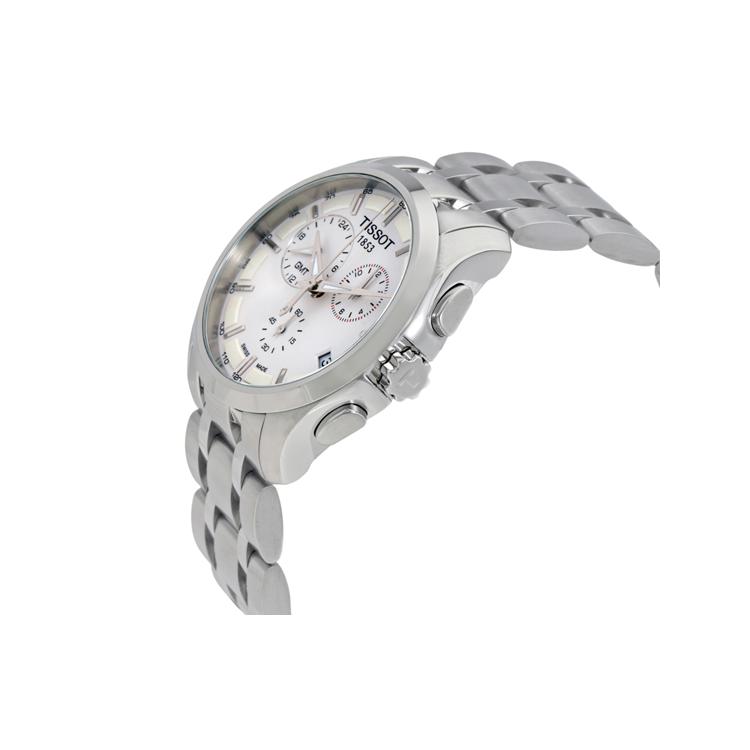 Tissot Kutu Collection Quartz Movement Men's Watches Watch 41mm White Dial Steel Watch Case Steel Strap T035.439.11.031.00