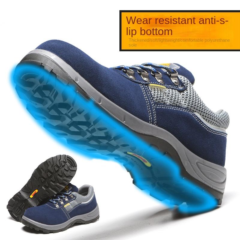 Pantofi de protecție a muncii Protecție împotriva atacurilor și siguranță anti-înjunghiere Pantofi de lucru de protecție, rezistenți la uzură, ușoare, anti-alunecare, respirabili