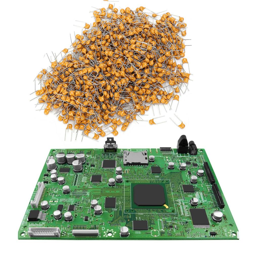 1000Pcs Ceramic Capacitor InLine Monolithic 4.7UF Pin Pitch 5.08MM DC50V Deviation 10%