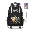 Ghost Annihilation Blade School Bag Male Tanjiro You Bean Junior High School High School College Student Animation Peripheral Backpack Luminous