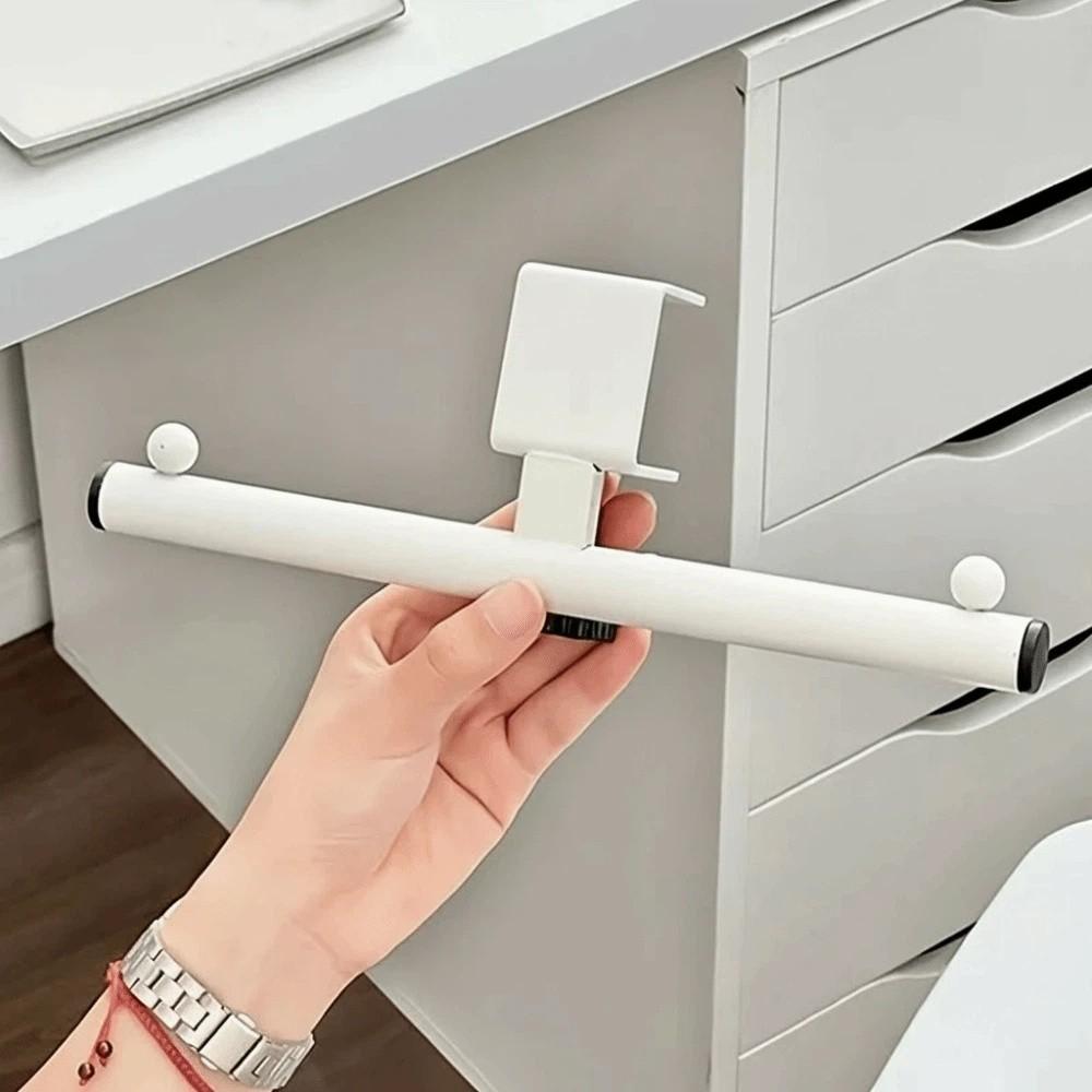 Carbon Steel Backpack Holder Rounded Corner Multipurpose Hook New Desk Hook  Office Supplies