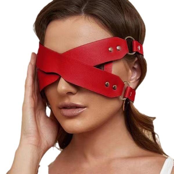 Women's Sexy Masks, Leather Adult Supplies, Eye Masks, Props, Punk Fashion Sexy Accessories Masks Sex Toys Adult Toys