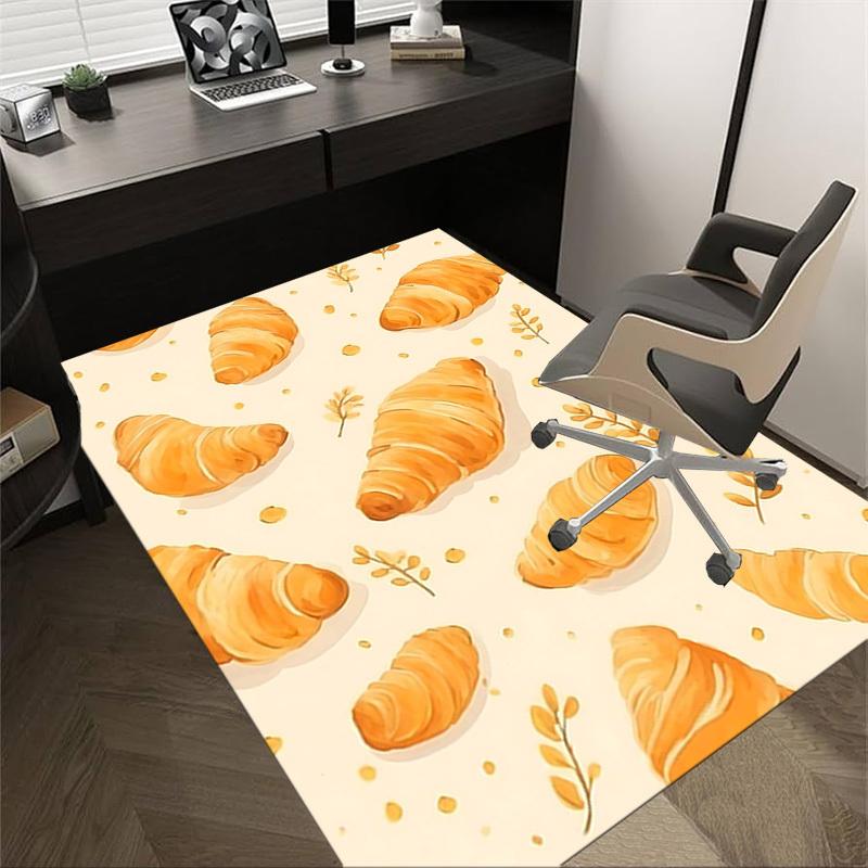 

1PC Croissant Pattern Extra Large Non-Slip Floor carpet, Office, family, bedroom, Studio - Large Area Rug Indoor Rugs, Vibrant Colors-W271 60cm by 90cm