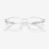 Alloaiweeo [Aloxrounz] Bold French Square Ara7104 C4 Transparent Clear