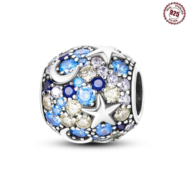 26 Design Copper Devils Eye Sun Star Shape Moon Round Bead Paw Charm Compatible With Authentic Bracelets Do It Yourself Jewellery Making Gifts