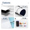 Removable Soft Whiteboard & Green Chalkboard Sticker for Home, Office, or Teaching