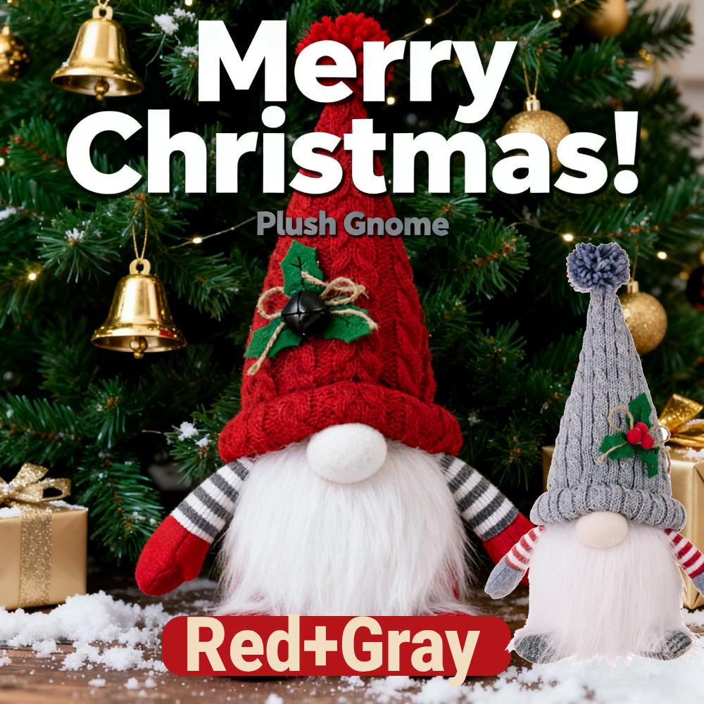 Christmas Faceless Plush Gnome Cute Tabletop Santa Figurine Christmas Handmade Nordic Elf Decorations Xmas Home Window Ornaments