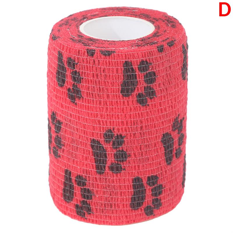 Self-Adhesive Elastic Bandage For Pet Dog Cat Bandage Leg Cover Protector Strap