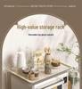New Split Stainless Steel Multifunctional Kitchen Microwave and Electric Oven Countertop Storage Rack