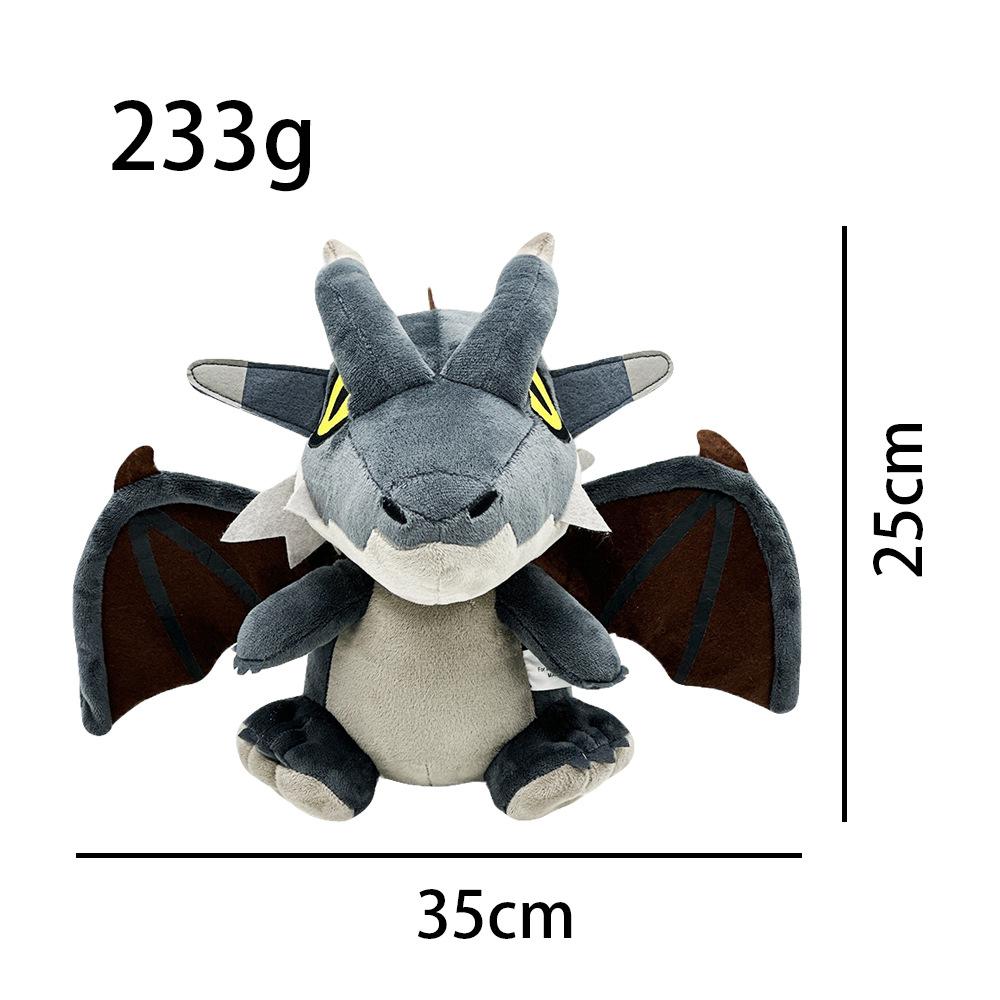 Neue Monster Hunter Verformte Plüschpuppe Anime Kuscheltier Weiche Dekorationspuppe Spiel Zubehör Spielzeug Kind Urlaubsgeschenk