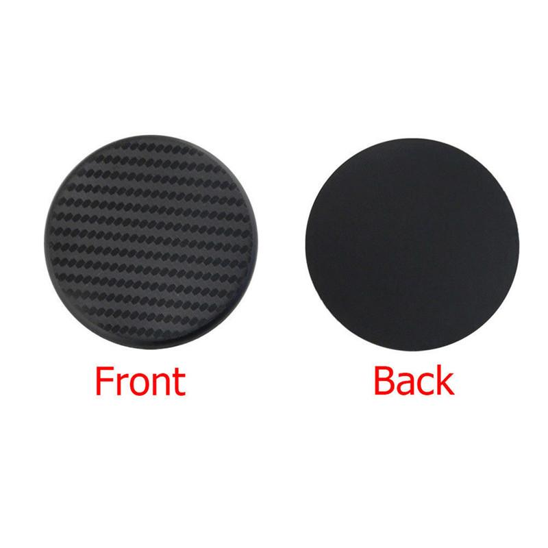 2Pcs Carbon Fiber Style Car Anti-Slip Water Cup Holder Mat Bottle Pad Coaster Non-Slip Car Mat Auto Stuff Gadget Car Accessories