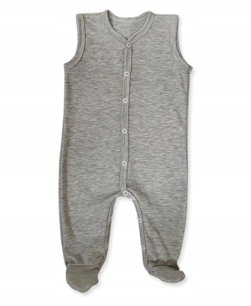3-Pack Sleeveless Sleepsuit Set 116 For Kids Pajamas with Buttons