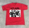 The Clash Band Album Music Unisex Red T-Shirt All Size S To 5XL CS0229 Unisex T-Shirt
