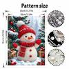 Christmas Snowman Pearl Painting Art Painting Kit Handmade Diy Home Decoration Painting