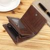 Business Luxury Men Wallets High Quality Short Leather Money Clip Multi Function ID Credit Card Card Holder Vintage Storage Men Clutch Bag