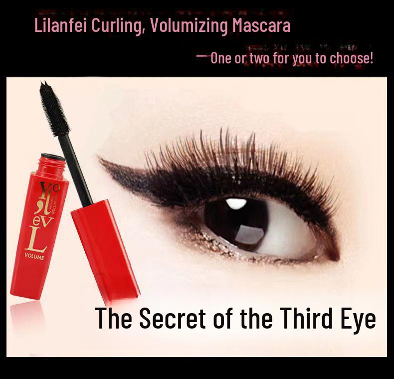 Lilanfei Suya Dayanıklı Kıvırıcı Maskara: Bulaşmaya Dayanıklı, Uzun Süre Kalıcı, Yoğun, Uzun Kirpikler İçin Ultra İnce Formül