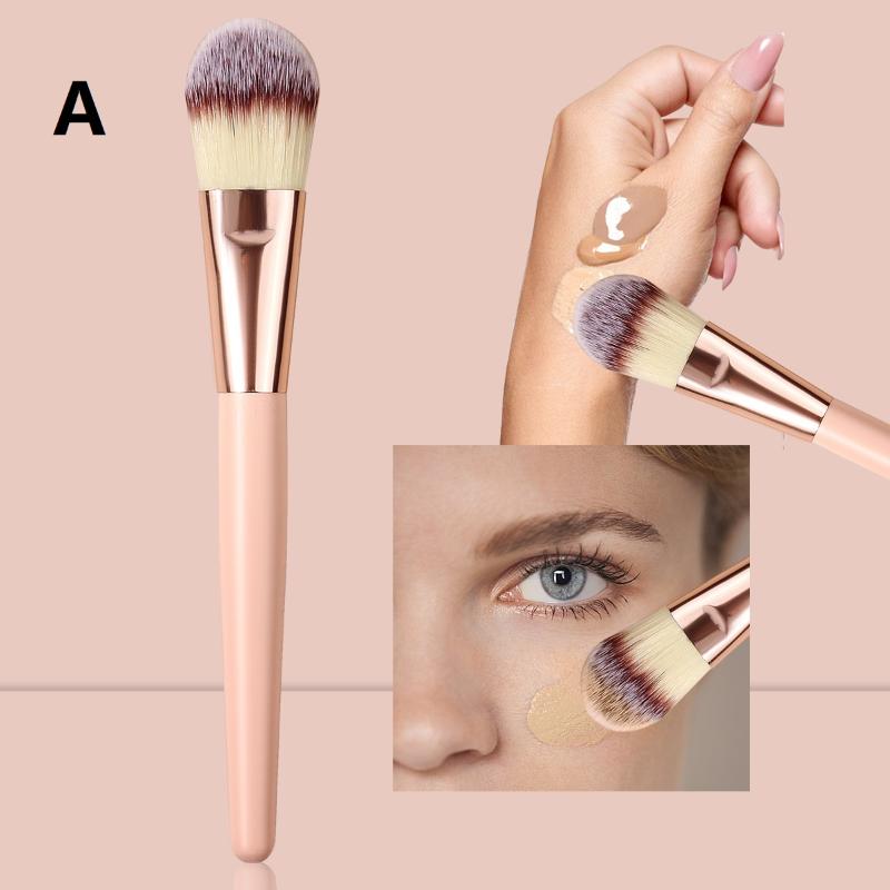 Многофункциональная кисть для тональной основы для лица DIY, косметический инструмент для масок для лица, женская кисть для макияжа с деревянной ручкой