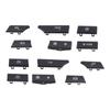 12pcs A C Heater Button Key Cap Switch Cover Repair Kit 61319313923 Replacement for 5 6Series