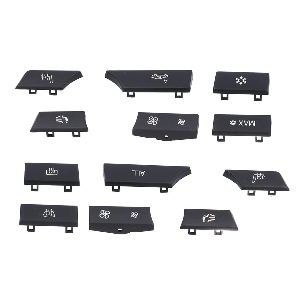 12pcs A C Heater Button Key Cap Switch Cover Repair Kit 61319313923 Replacement for 5 6Series