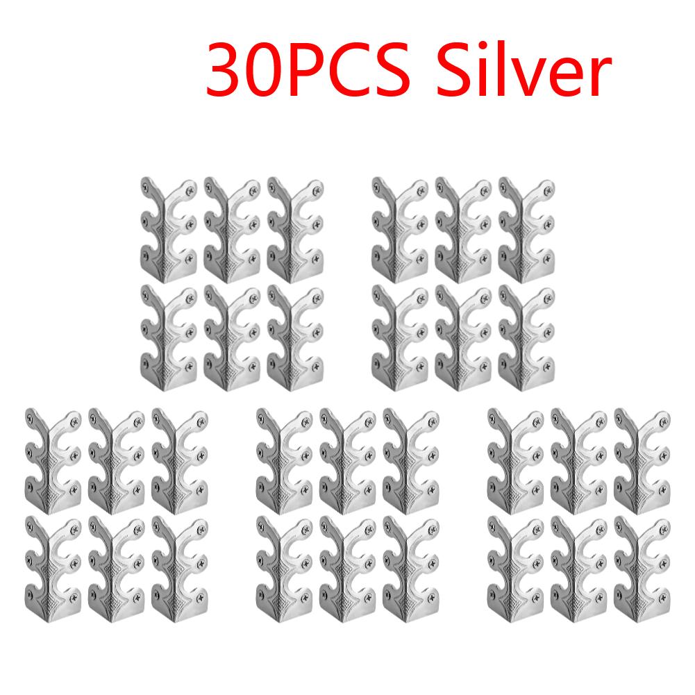 Vintage Metal Corner Protector Iron Skiffers Corner Brackets Corners Edge Cover for Jewelry Wooden Box Antique Furniture