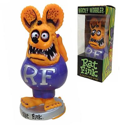 FUNKO Wacky Wobbler Stinky FINK Rat Fink (Orange) Rat Fink Bobbling Head Figure Rat Fink RF Merchandise
