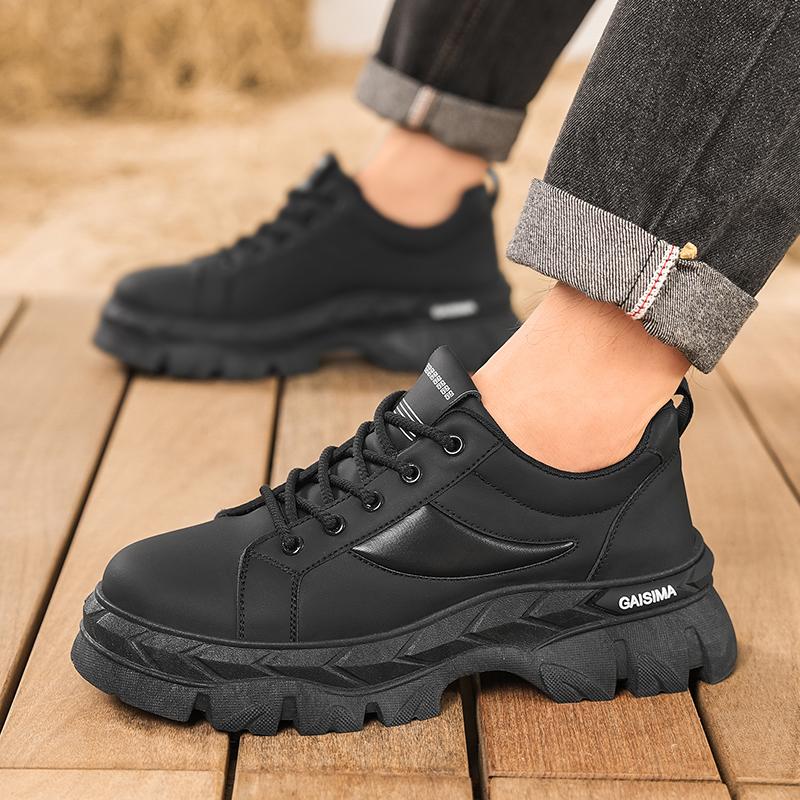 Nové Pánské Klasické Módní Nízké Tenisky na Skateboarding s Tlustou Podrážkou Pohodlné Měkké Podrážky Basketbalové Tenisky