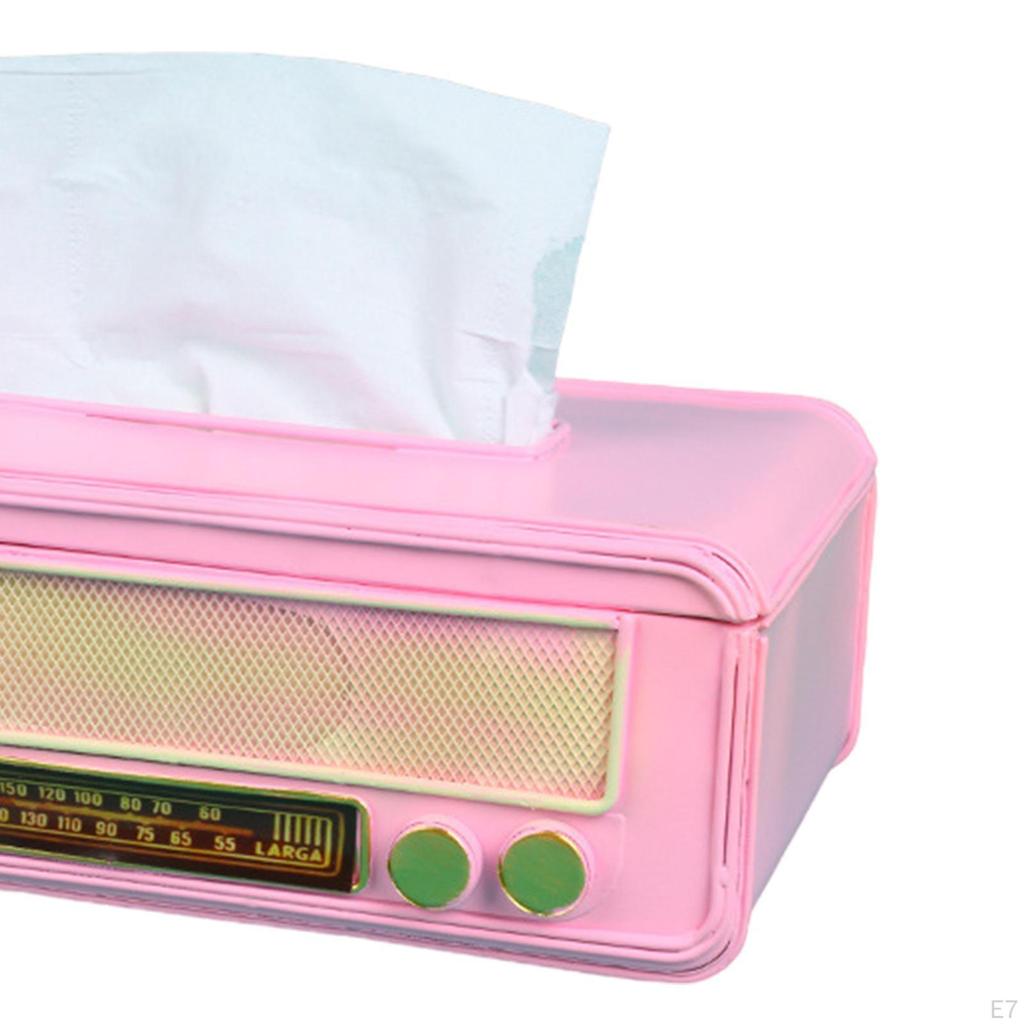 Radio Tissue Holder with Napkin Case for Home and Cafe Use
