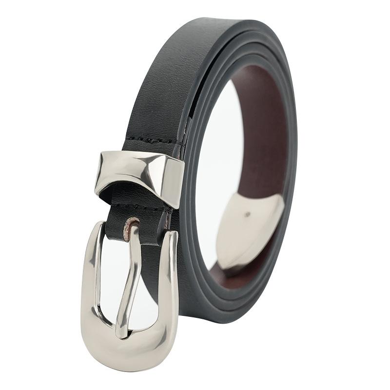 Retro Cowhide Women's Belt Casual Slim Long Skirt Clothing Accessories Belt Classic Women's Belt