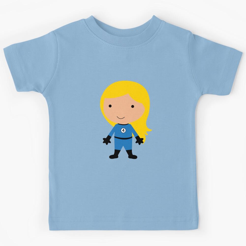 Cutie Invisible Woman - Fantastic Four Kids T-Shirt 130
