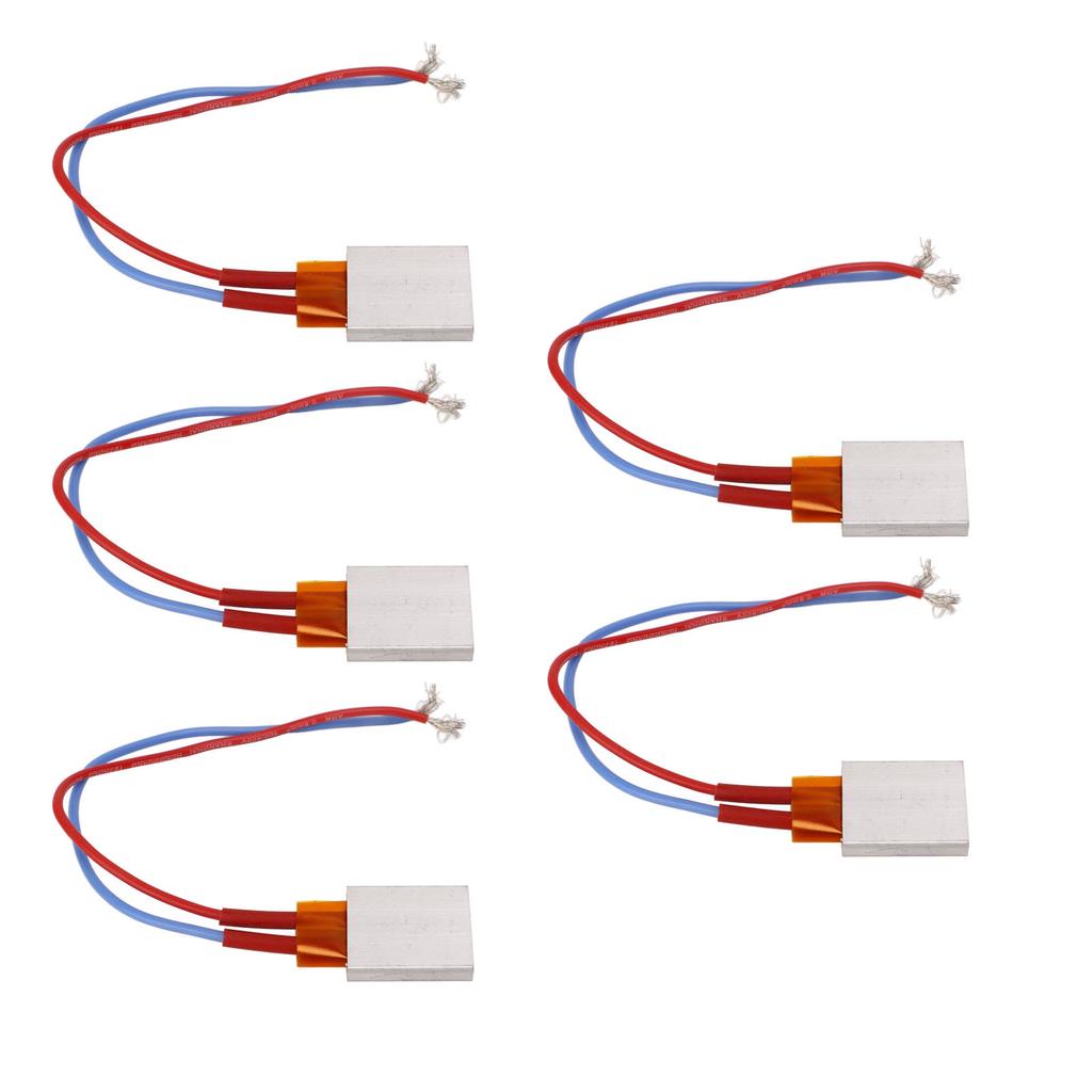 5 st PTC Värmeplatta Konstant Temperatur Snabb Uppvärmning Hög Säkerhet 25x21x5mm 200 celsius Termostatvärmare för