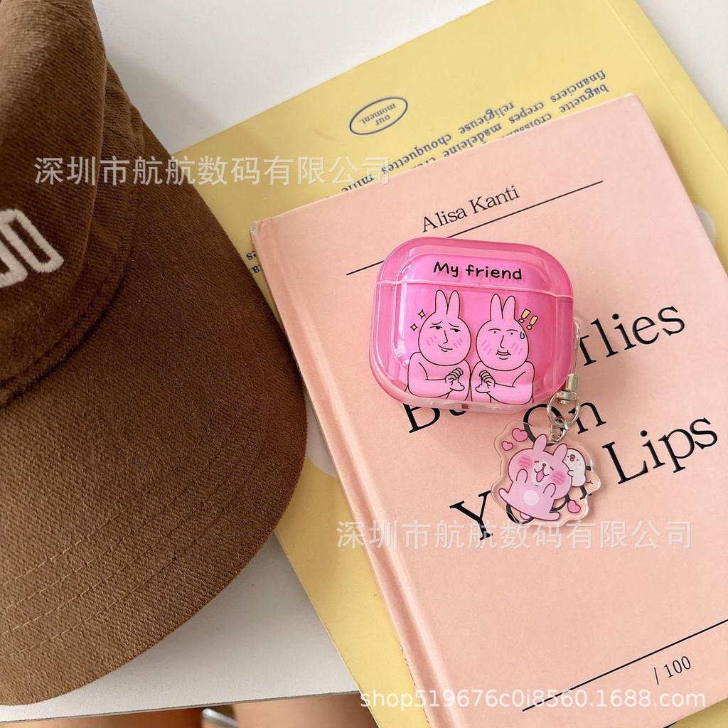 Funny rabbit for apple AirPods 1 generation protective case apple 1/1/1 generation bluetooth airpodspro1 shell