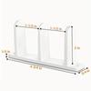 4pcs Easy Installation Cabinet Sliding Door Guide Sliding Closet Door Guide  Smooth Operation