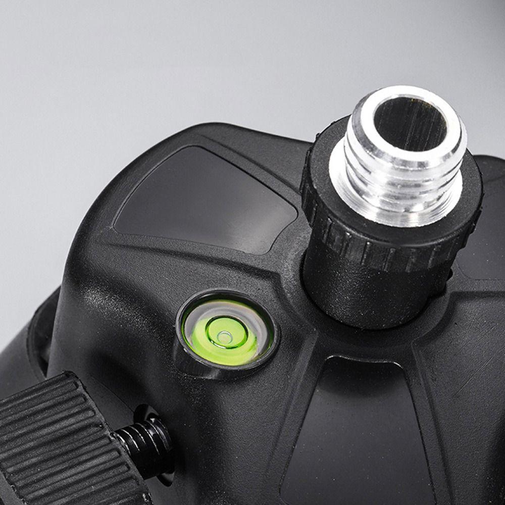 Aluminum Alloy Tripod Adapter Bubble Level Multi-Adjustment Laser Level Stand Quick Setup Tiltable Laser Level Tripod
